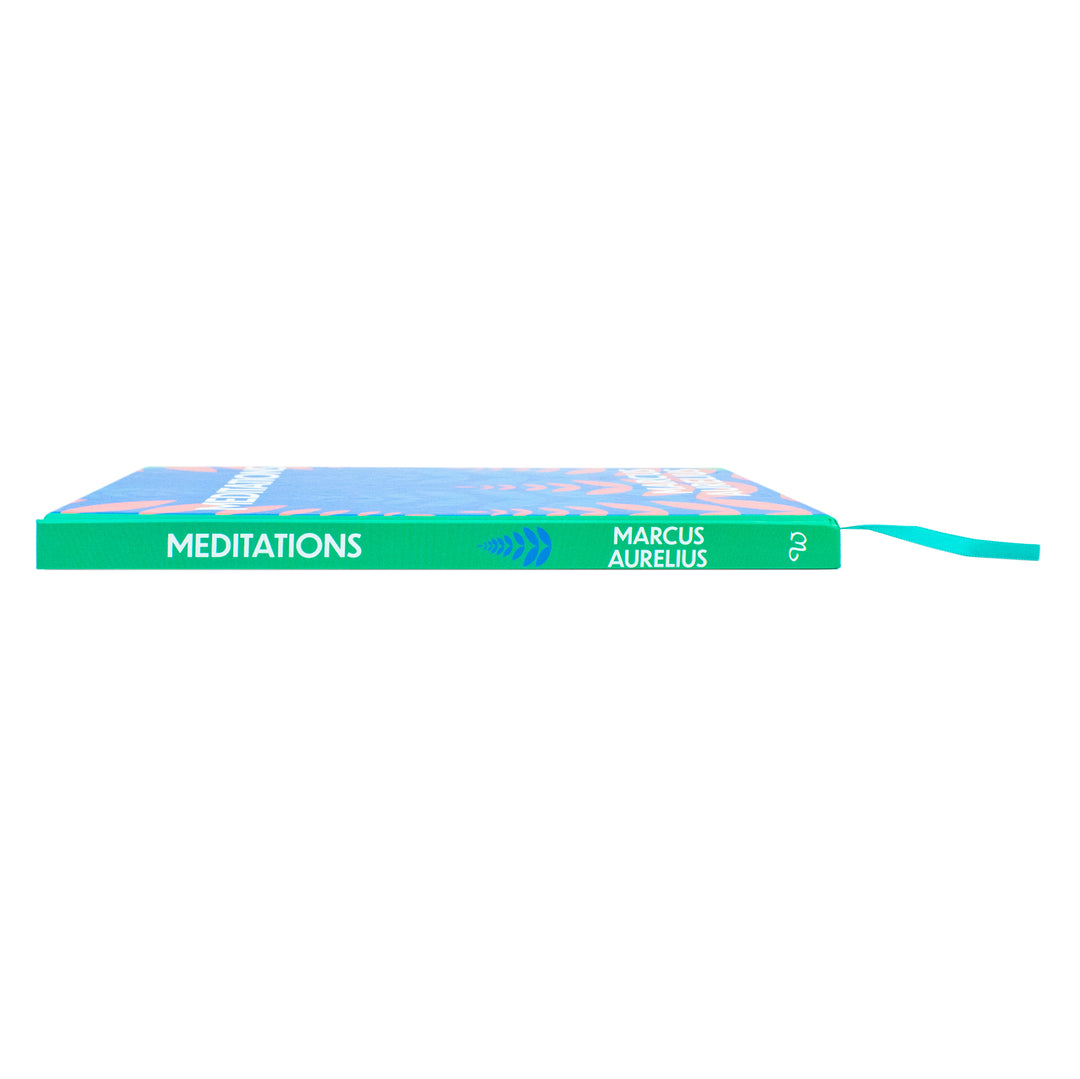 Meditations by Marcus Aurelius | Sprayed Edge Deluxe Hardcover Edition Book – Ancient Wisdom for the Modern Mind