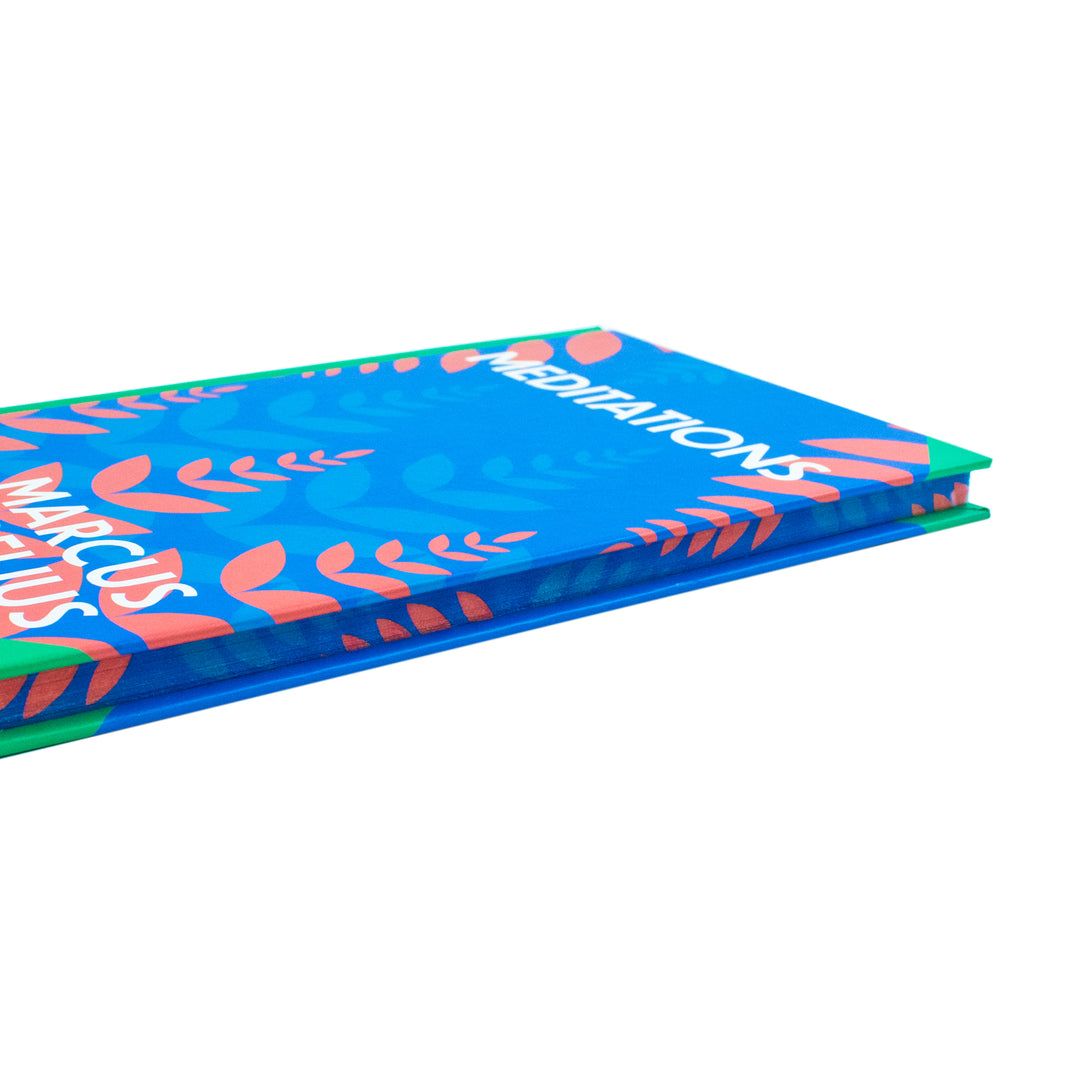 Meditations by Marcus Aurelius | Sprayed Edge Deluxe Hardcover Edition Book – Ancient Wisdom for the Modern Mind