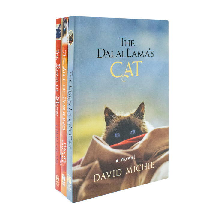 Dalai Lama's Cat Series 3 Books Collection Set by David Michie – Inspirational Fiction Book Series, Mindfulness, Spirituality & Wisdom