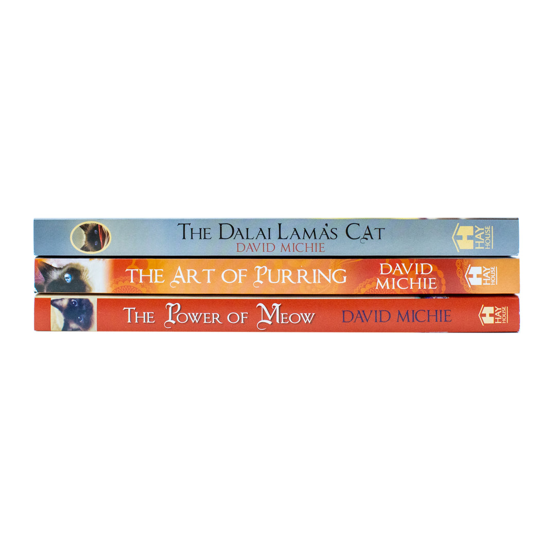 Dalai Lama's Cat Series 3 Books Collection Set by David Michie – Inspirational Fiction Book Series, Mindfulness, Spirituality & Wisdom