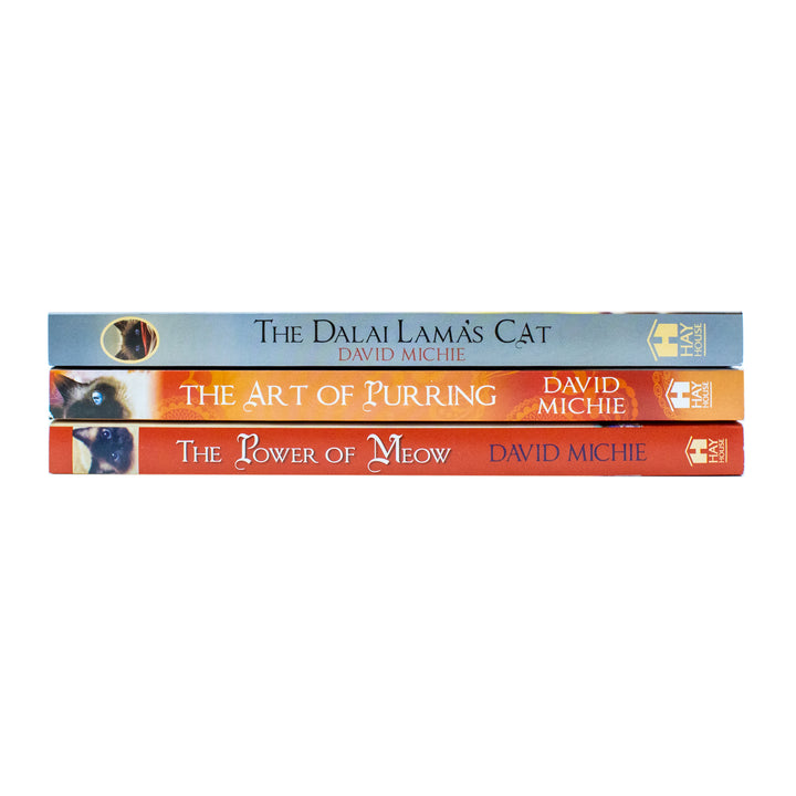 Dalai Lama's Cat Series 3 Books Collection Set by David Michie – Inspirational Fiction Book Series, Mindfulness, Spirituality & Wisdom