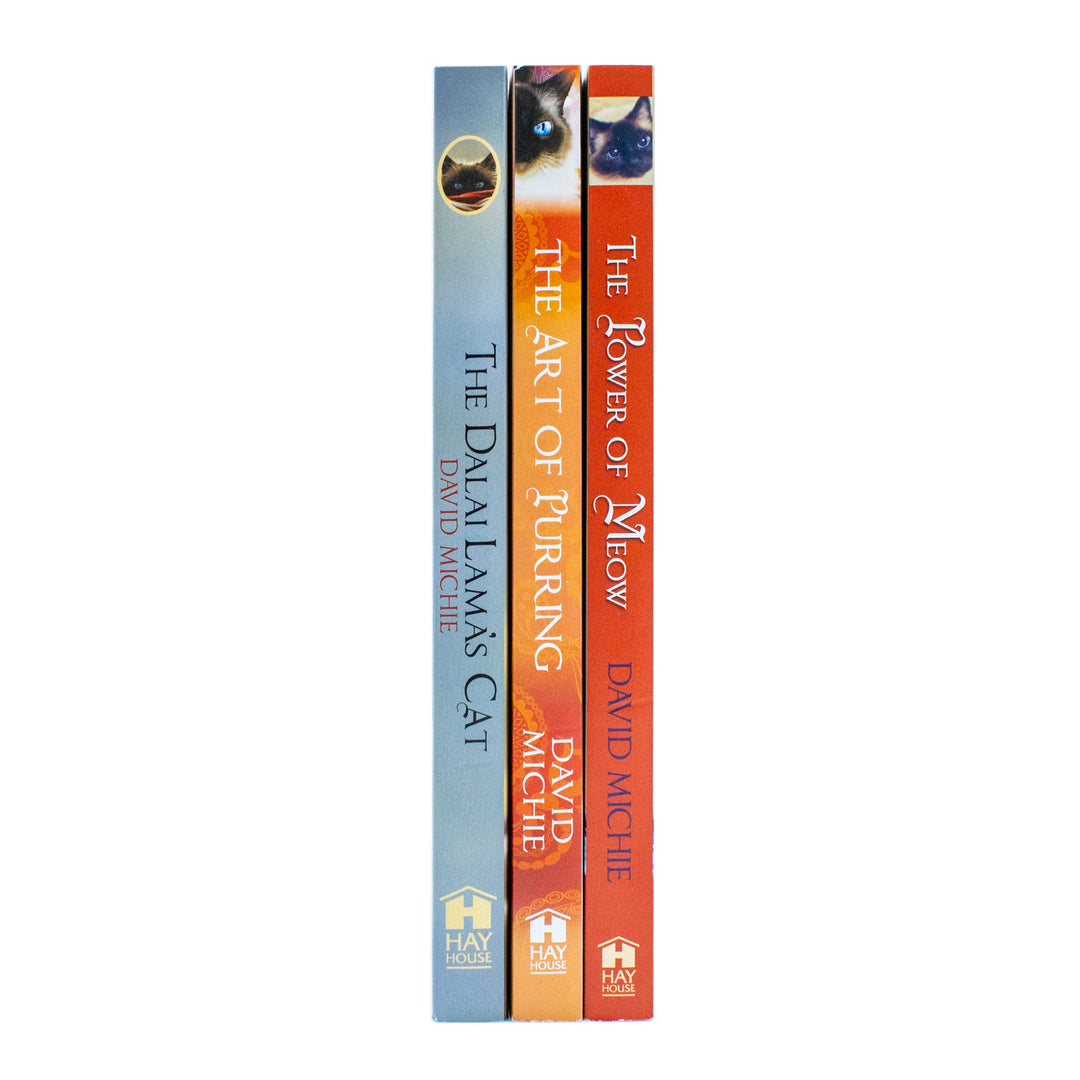Dalai Lama's Cat Series 3 Books Collection Set by David Michie – Inspirational Fiction Book Series, Mindfulness, Spirituality & Wisdom
