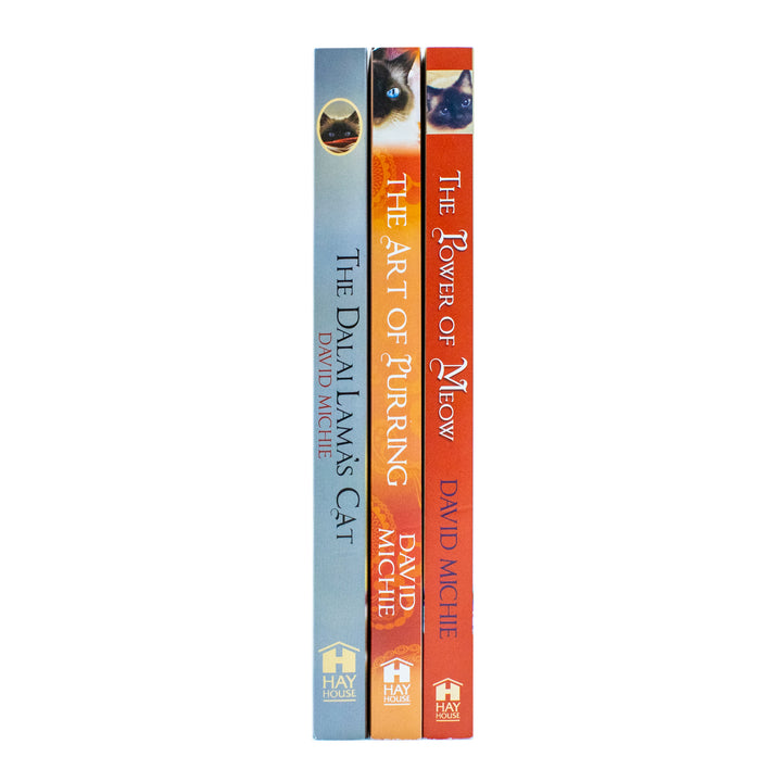 Dalai Lama's Cat Series 3 Books Collection Set by David Michie – Inspirational Fiction Book Series, Mindfulness, Spirituality & Wisdom