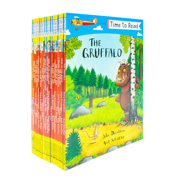 Julia Donaldson 20 Book Collection – The Gruffalo, Room on the Broom & More | Illustrated Kids Storybooks, Paperback, Age 3+, Read Aloud Fun