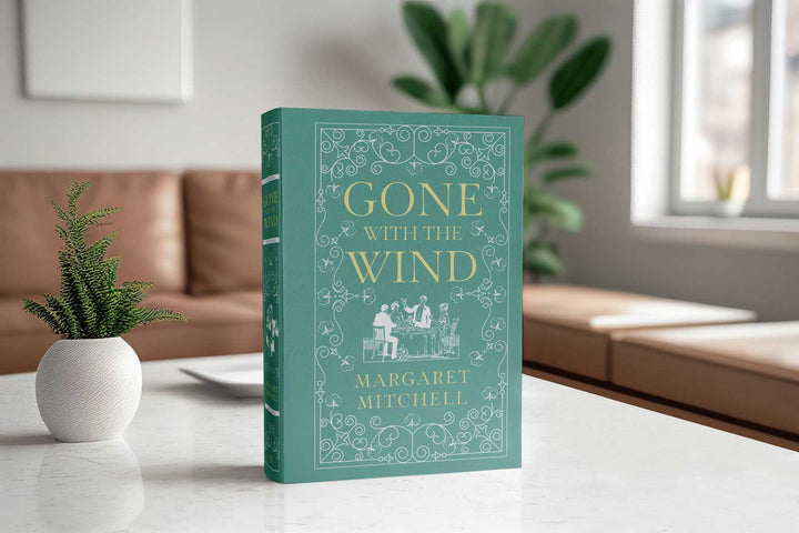 Gone with the Wind by Margaret Mitchell Leather Bound Book – Classic American Literature, Collectible Edition, Timeless Historical Romance Novel