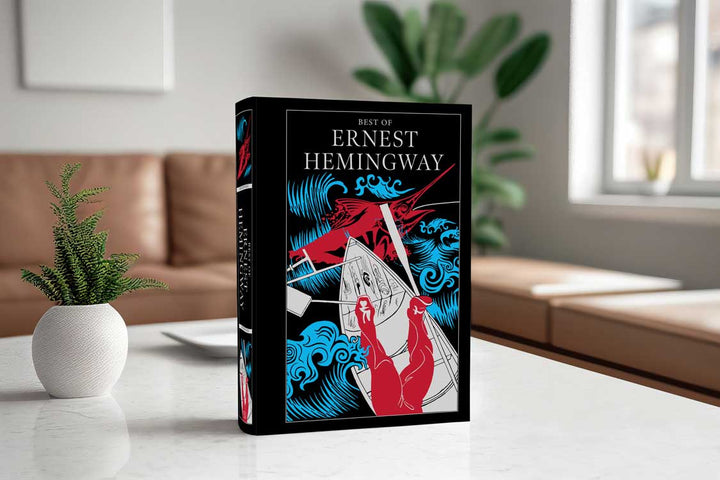 Best of Ernest Hemingway – Leather Bound Book Collection | Classic Novels, Timeless Stories & Iconic Literature by the Great American Author