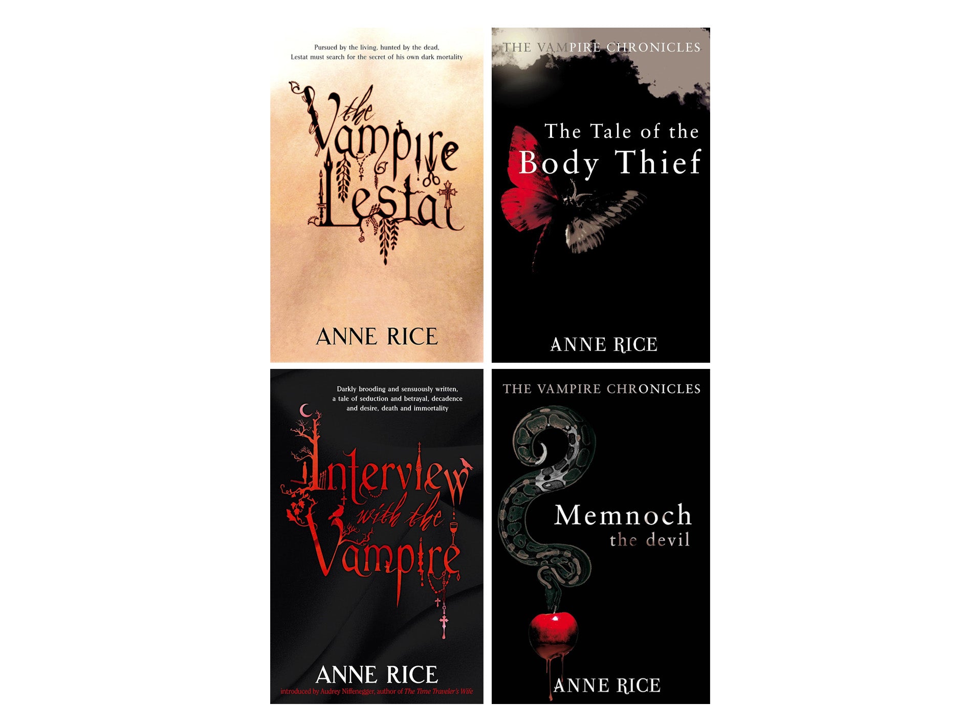 Anne Rice Collection Vampire Chronicles Series 1-4 Books Collection Set By Anne Rice (Inter ...