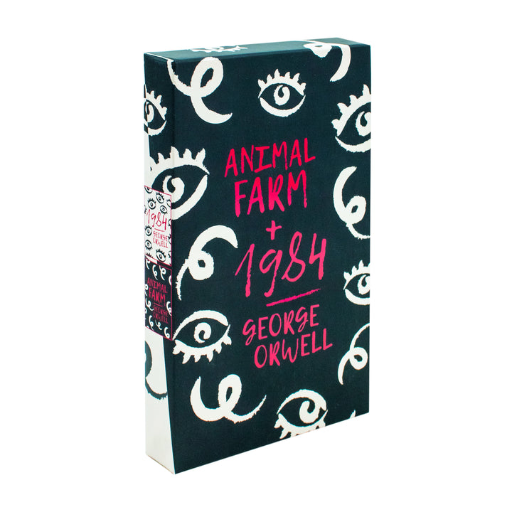 George Orwell 2 Books Set Collection, Animal Farm, 1984 Big Brother is watching