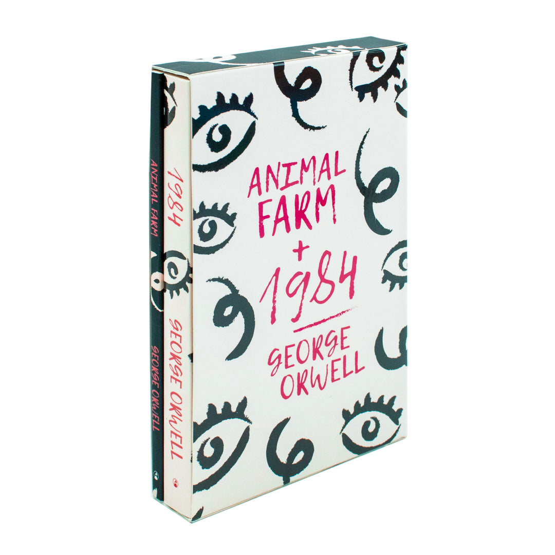 George Orwell 2 Books Set Collection, Animal Farm, 1984 Big Brother is watching