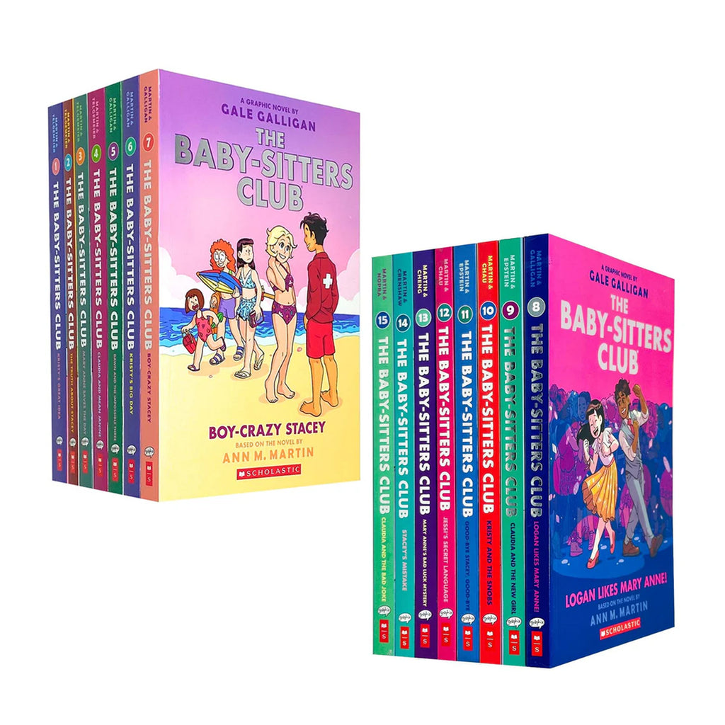 The Baby-Sitters Club Graphic Novels 15 Books Set Collection to