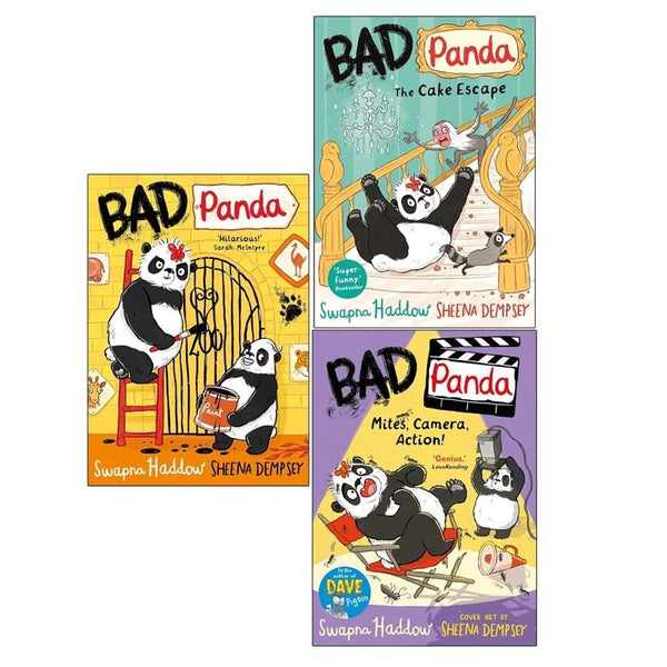 Swapna Haddow Bad Panda Series Collection 3 Books Set
