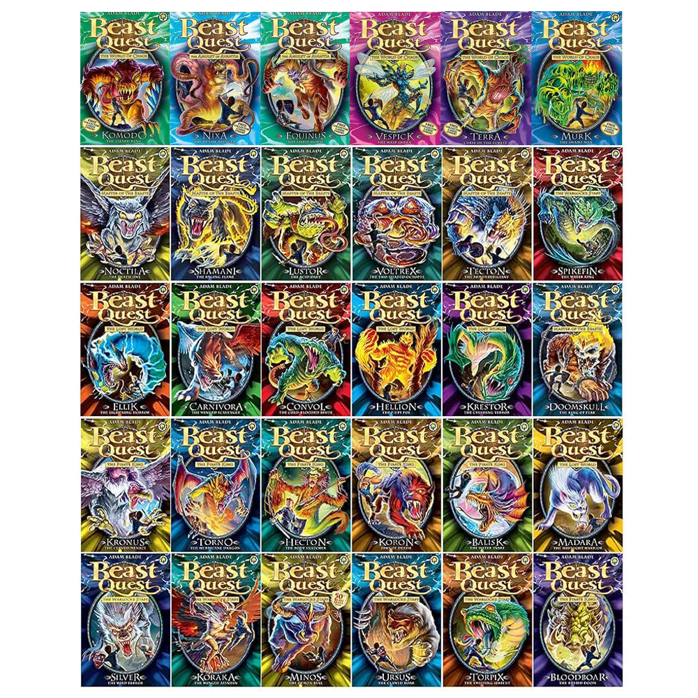 Beast Quest Ultimate MEGA Collection Sets (Series 1-10) 60 Books Collection