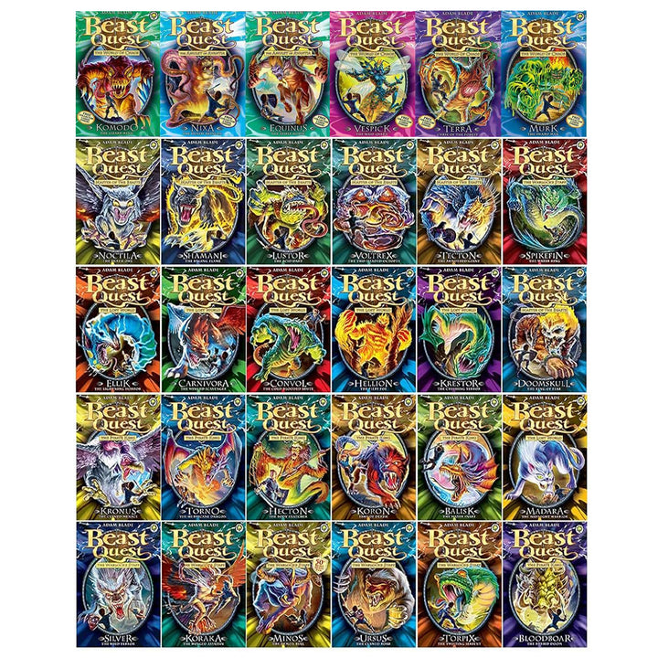 Beast Quest Ultimate MEGA Collection Sets (Series 1-10) 60 Books Collection