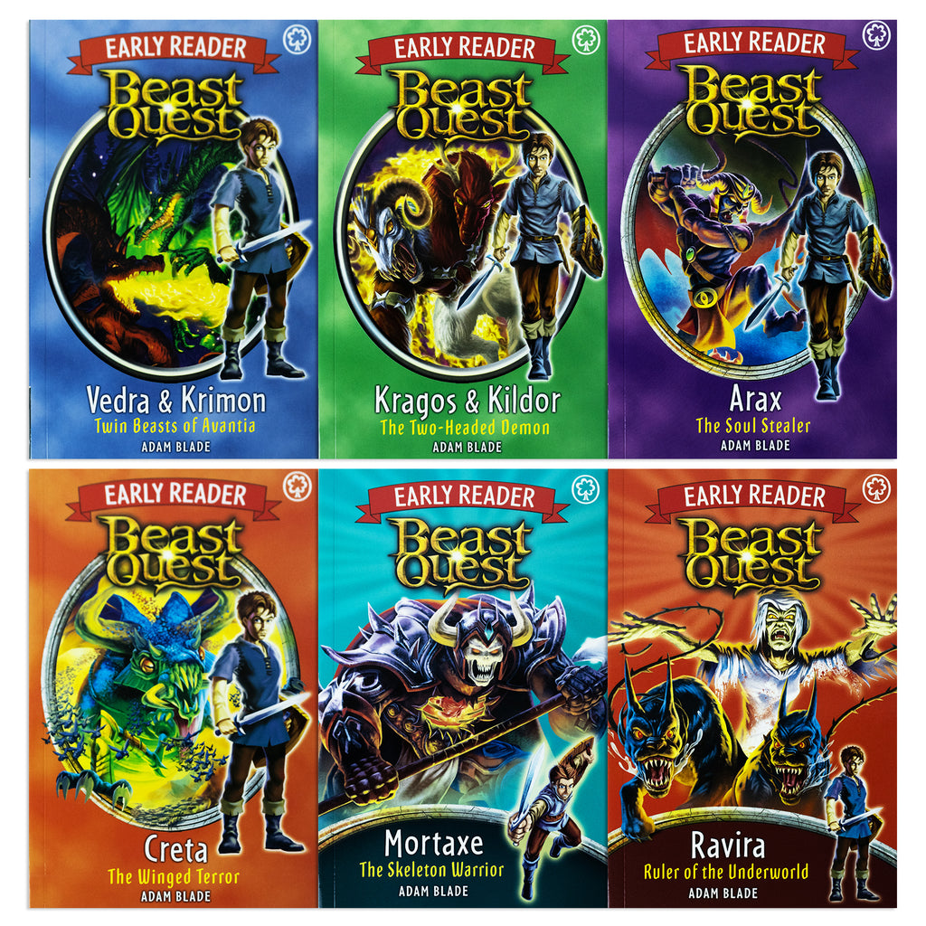 Beast Quest Raptox Beast Quest Early Reader Series By Adam Blade 6 Books Collection Set ...