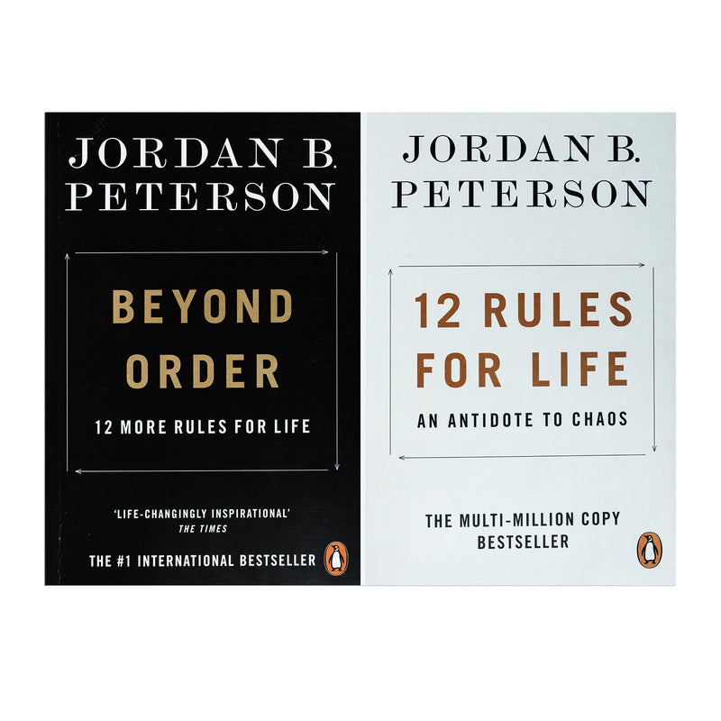 Beyond Order & 12 Rules For Life-2 Book Set Collection by Jordan B. Peterson