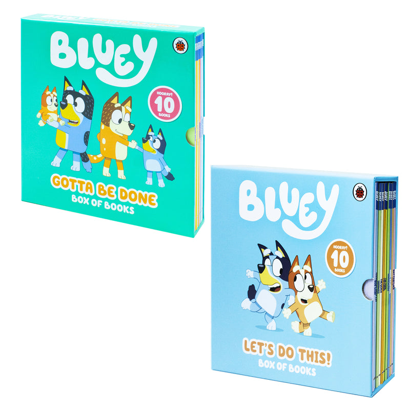 Bluey 20-Book Story Collection Box Set, Dive into Fun-Filled Adventure ...
