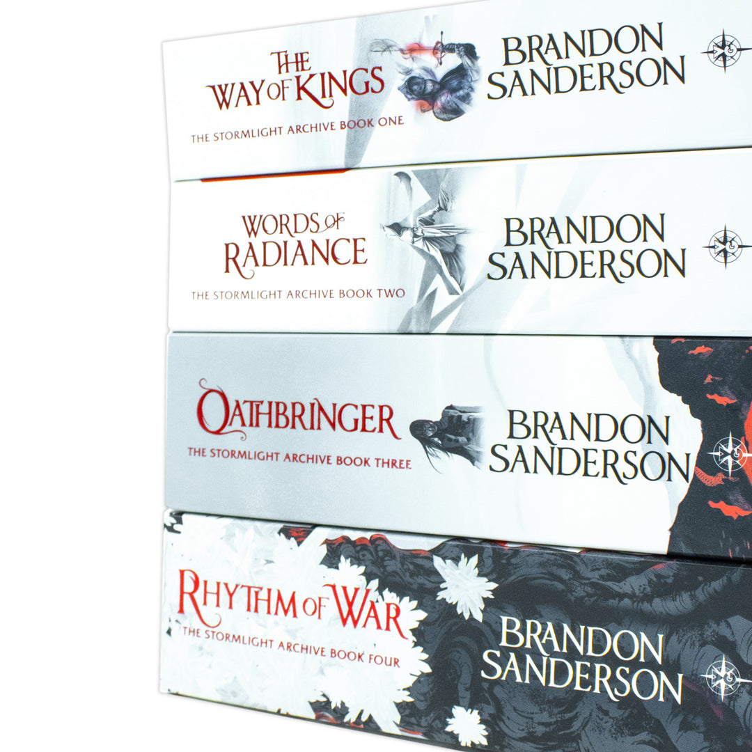 The Stormlight Archive 4-Book Set by Brandon Sanderson – Epic fantasy, magic, heroes, rich world-building, adventure, bestselling book series