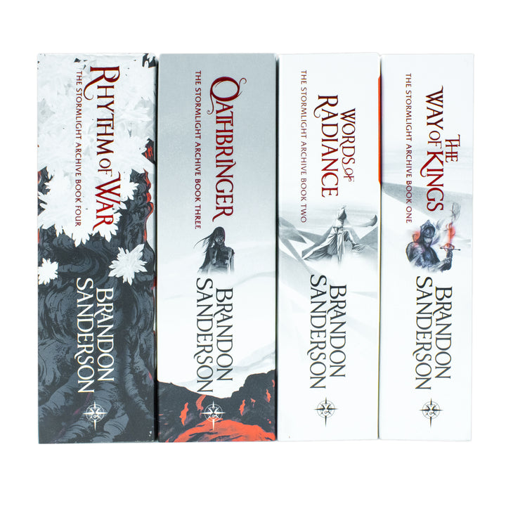 The Stormlight Archive 4-Book Set by Brandon Sanderson – Epic fantasy, magic, heroes, rich world-building, adventure, bestselling book series