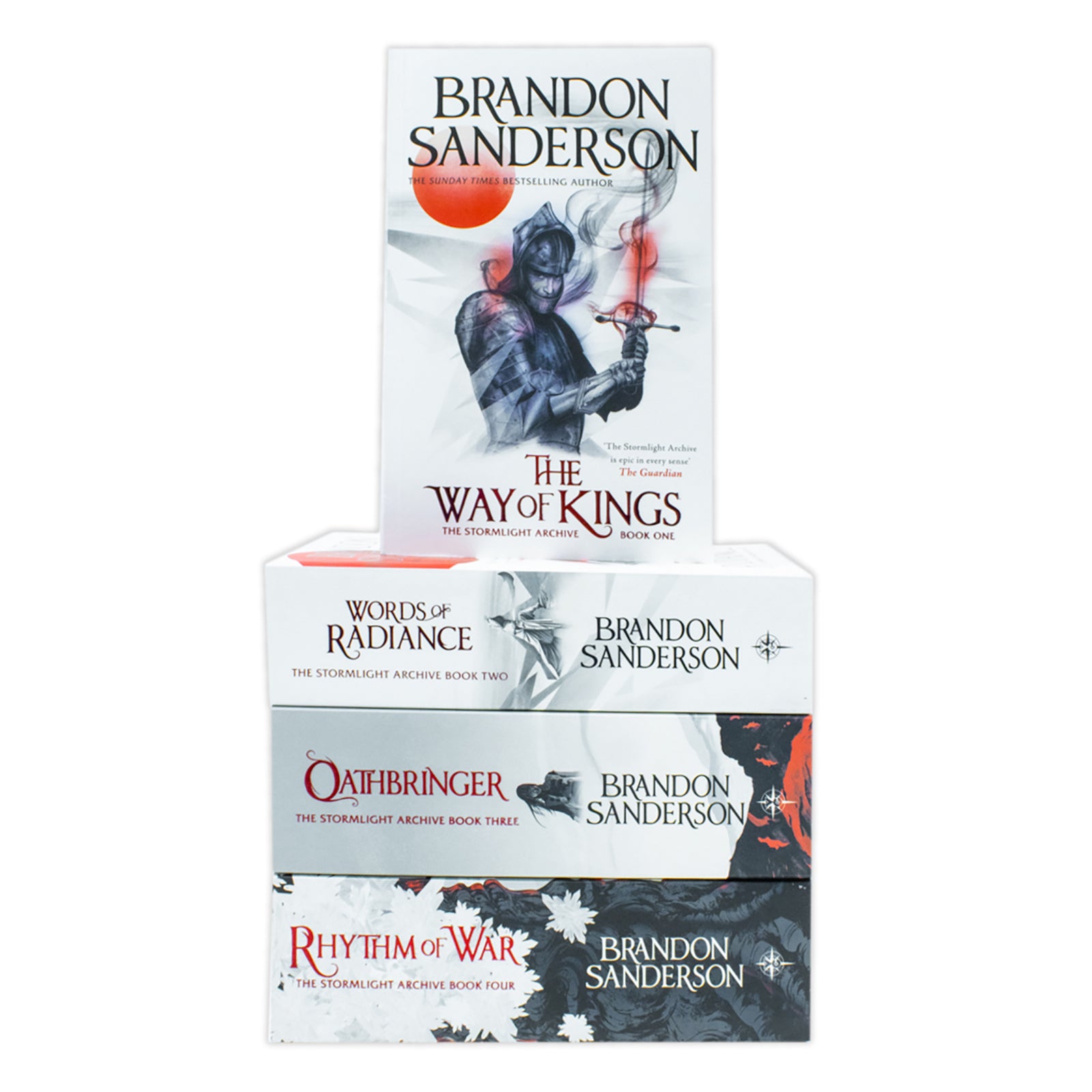 The Stormlight Archive 4 Book Set by Brandon Sanderson (Hardback