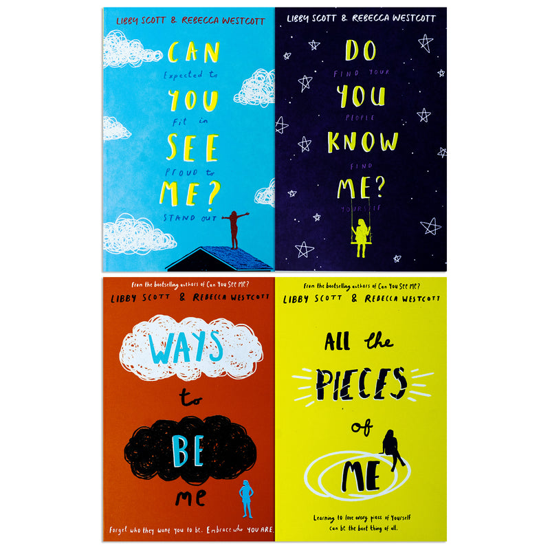 Can You See Me Series 4 Books Collection Set By Libby Scott & Rebecca Westcott (Can You See Me?, Do You Know Me?, Ways to Be Me, All the Pieces of Me)