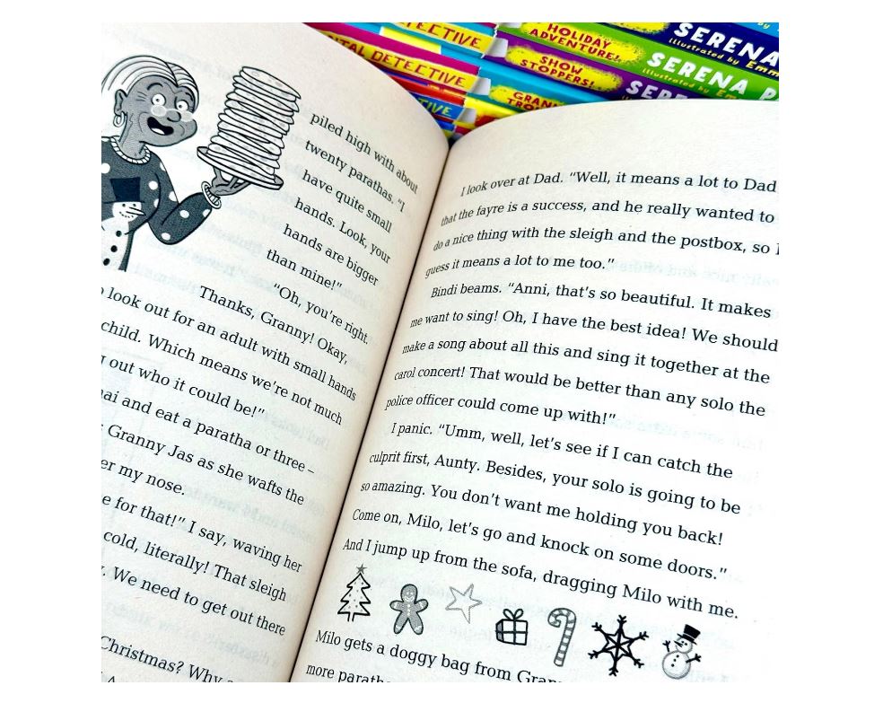 Anisha Accidental Detective Series By Serena Patel 8 Books Collection Set– School's Cancelled!, Granny Trouble, Show Stoppers and More!