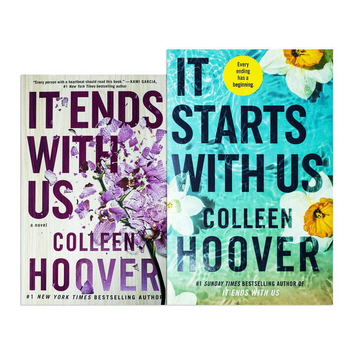 It Starts with Us & It Ends with Us Book Set by Colleen Hoover | Emotional Contemporary Romance, Love, Family Drama, Bestseller Collection