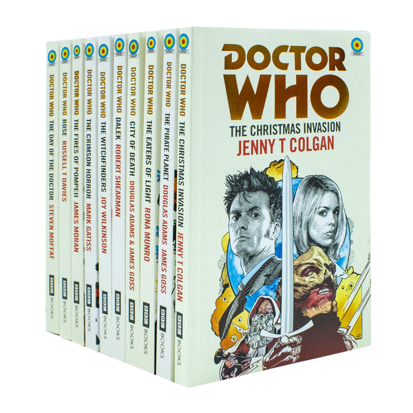 Doctor Who:Target Collection 10 Books Set by Douglas Adams (The Pirate Planet, City of Death, Crimson Horror, Day of the Doctor & More!)