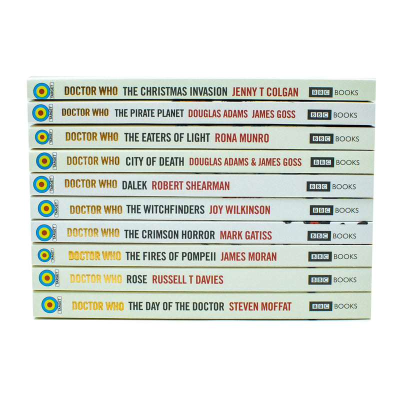 Doctor Who:Target Collection 10 Books Set by Douglas Adams (The Pirate Planet, City of Death, Crimson Horror, Day of the Doctor & More!)