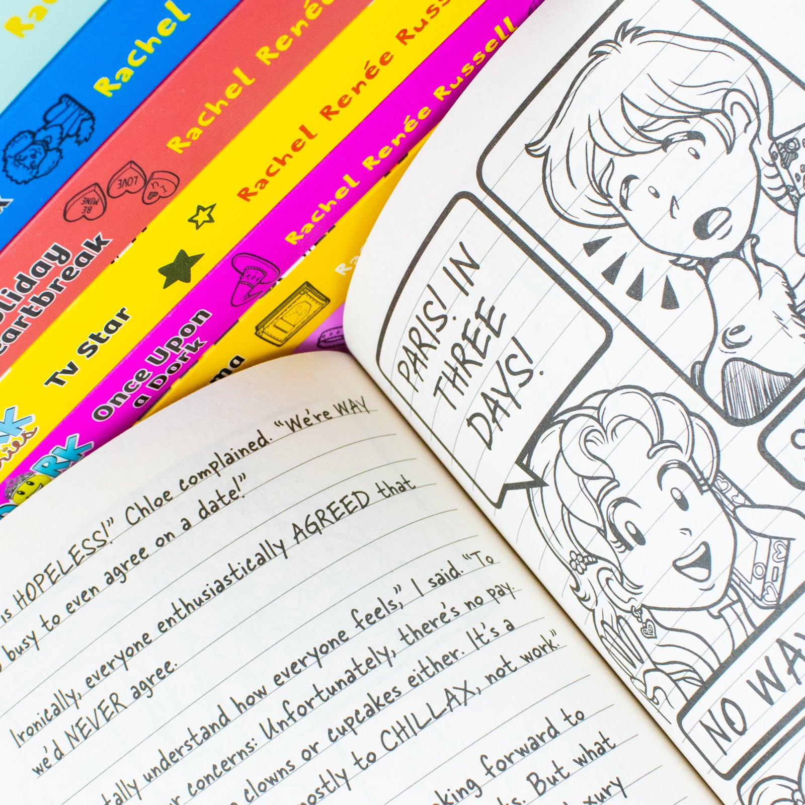 Dork Diaries 15 Book Set Collection Volume 1-15 By Rachel Renee