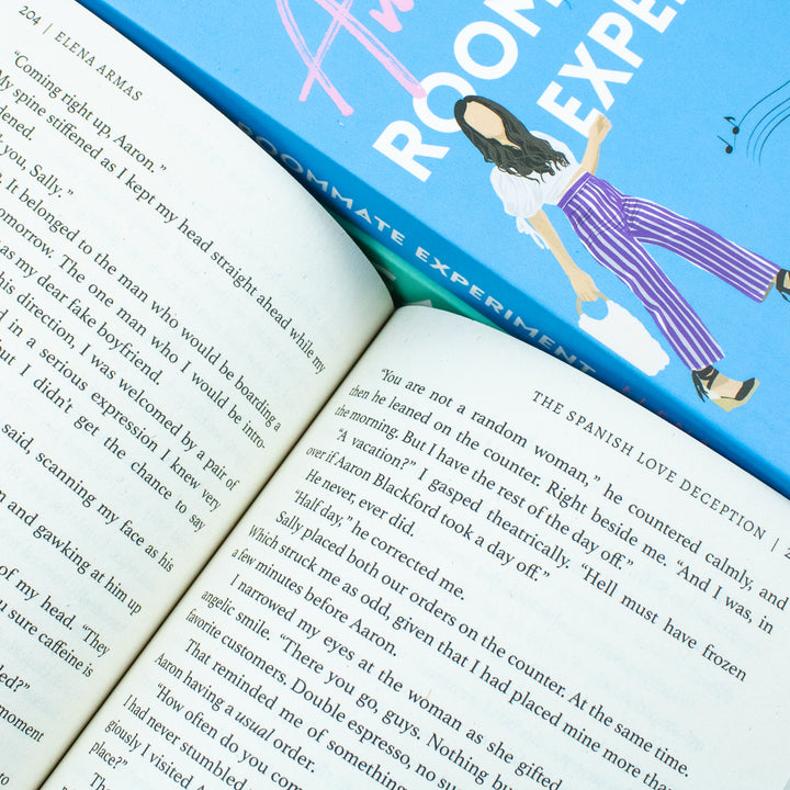 Elena Armas 3 Book Set | Romance Fiction Collection: Spanish Love Deception, American Roommate Experiment, Long Game | Love, Friendship, Emotions