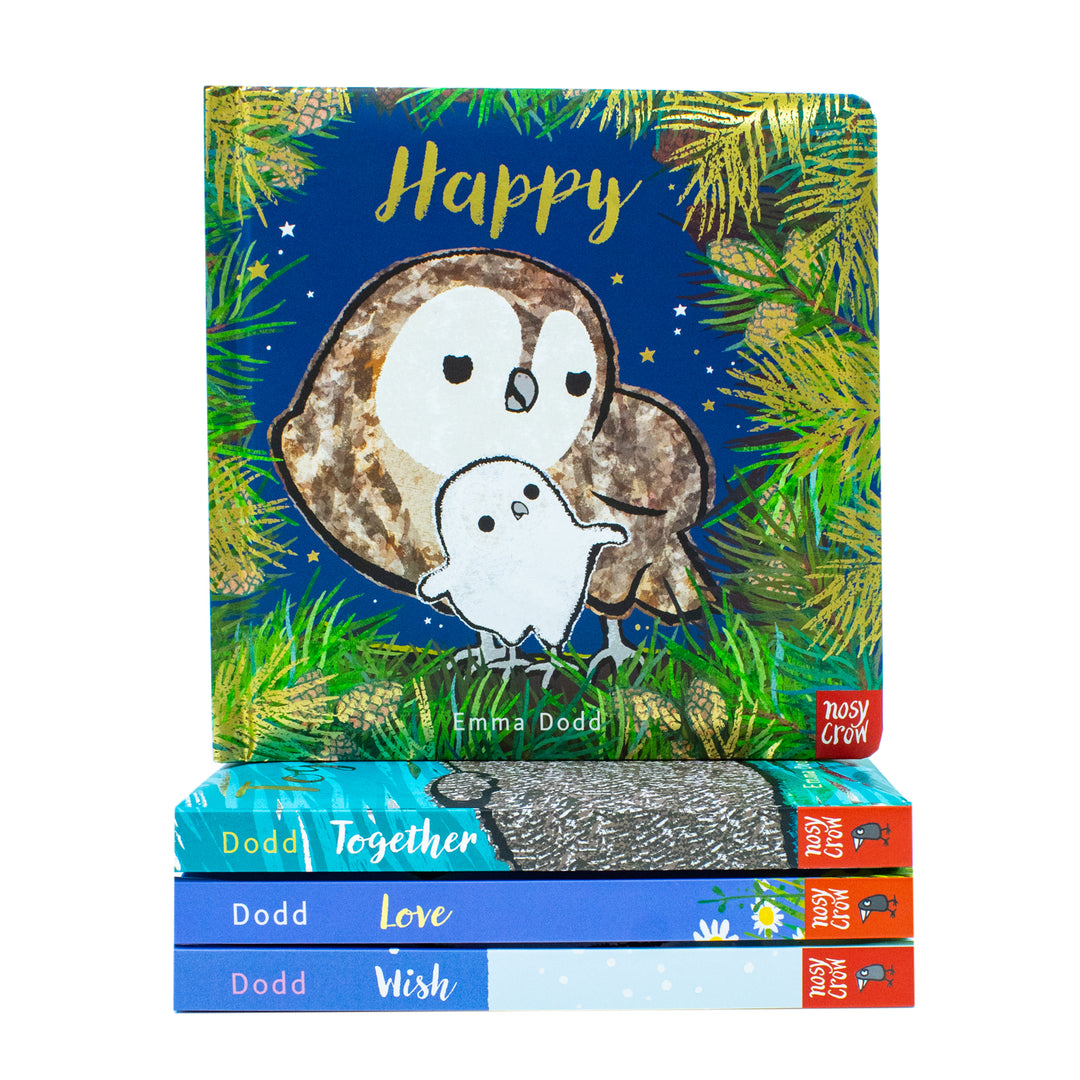 Emma Dodd Animal Series 4-Book Collection Set | Heartwarming Children's Picture Books – Love, Wish, Happy & Together | Family, Storytime & Learning