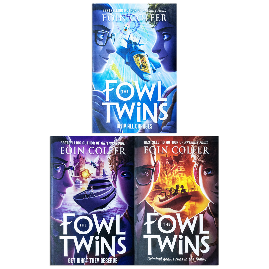 The Fowl Twins Series 3 Book Collection Set by Eoin Colfer – Fantasy Adventure, Magical Fiction, Humor, Fun Reading for Kids, Imaginative Stories