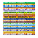 Football Superstars 24 Book Set Collection: (Ronaldo, Lamine Yamal, Salah, Harry Kane, De Bruyne, Messi, Saka, Haaland, Mbappe, Bellingham, Fernandez, Rashford)