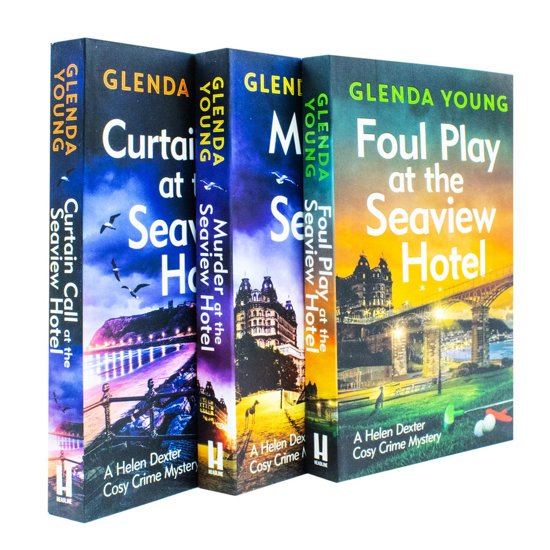 Helen Dexter Cosy Crime Mysteries 3-Book Collection by Glenda Young | Murder, Suspense & Thrillers at the Seaview Hotel | Bestseller Mystery Series