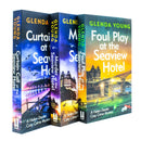 Helen Dexter Cosy Crime Mysteries 3 Books Collection Set By Glenda Young (Murder at the Seaview Hotel, Curtain Call at the Seaview Hotel & Foul Play at the Seaview Hotel)