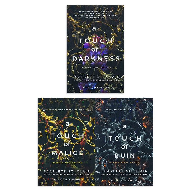 Hades x Persephone 3 Paperback Book Set by Scarlett St. Clair – Dark romance, fantasy, mythology, magic, love stories, and supernatural fiction