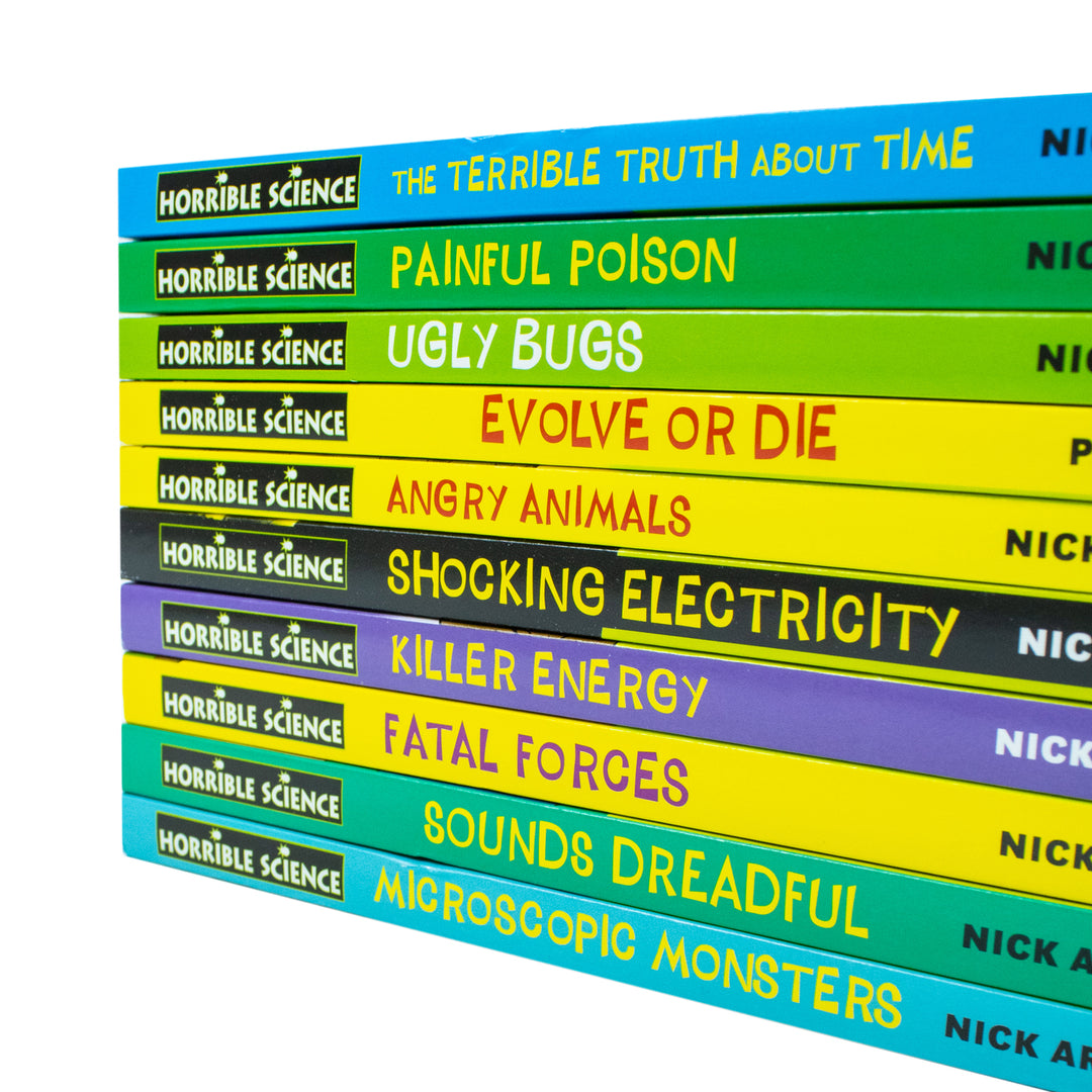 Horrible Science 10-Book Collection by Nick Arnold | Fun & Educational STEM Books for Kids – Science Facts, Experiments & Laugh-Out-Loud Learning