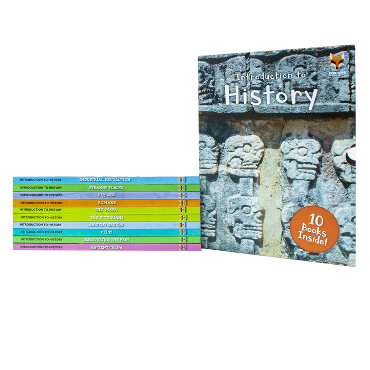 Children Introduction To History For Beginners (Series 1) 10 Hardback Book Collection Set: (Ancient China, Celts, Discovering The Past, Ancient Greeks, Industrial Revolution, The Maya, Romans)