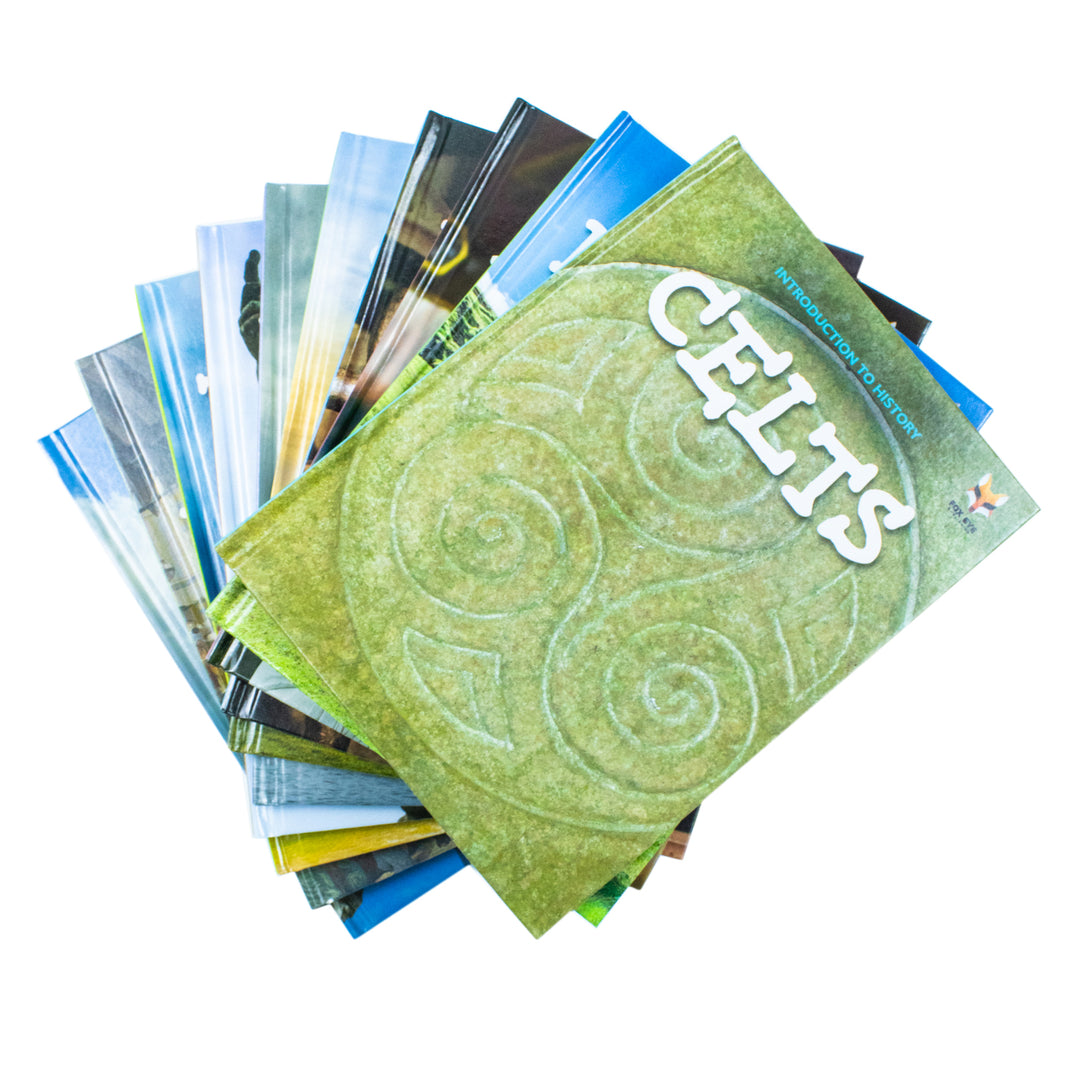 Children Introduction To History For Beginners (Series 1) 10 Hardback Book Collection Set: (Ancient China, Celts, Discovering The Past, Ancient Greeks, Industrial Revolution, The Maya, Romans)