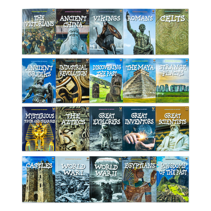 Children Introduction to History for Beginners(Series 1 & 2) 20 Books Collection Set