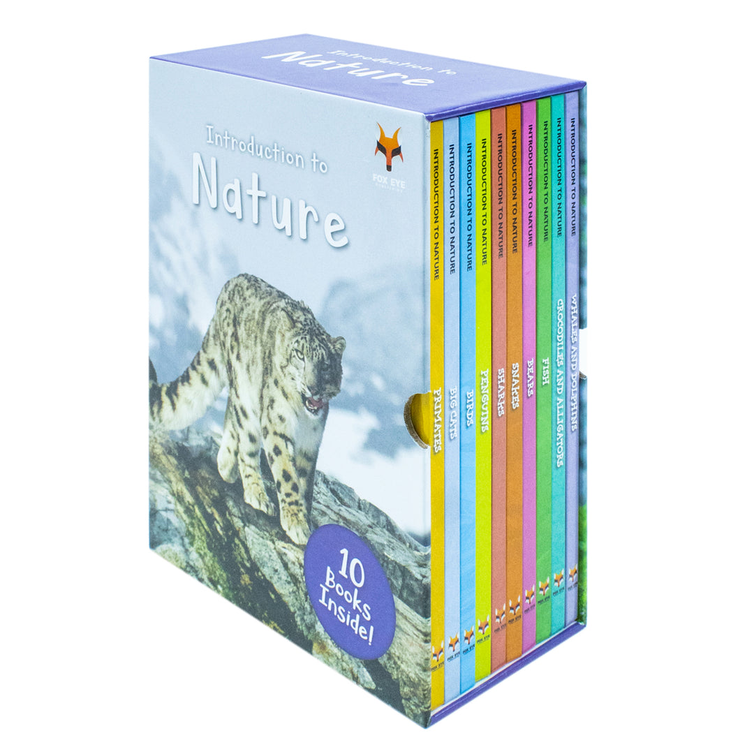 Children Introduction To Nature For Beginners 10 Hardback Book Collection Set:: (Bear, Big Cats, Birds, Crocodiles And Alligators, Fish, Penguins, Primates, Sharks, Snakes, Whales And Dolphins)