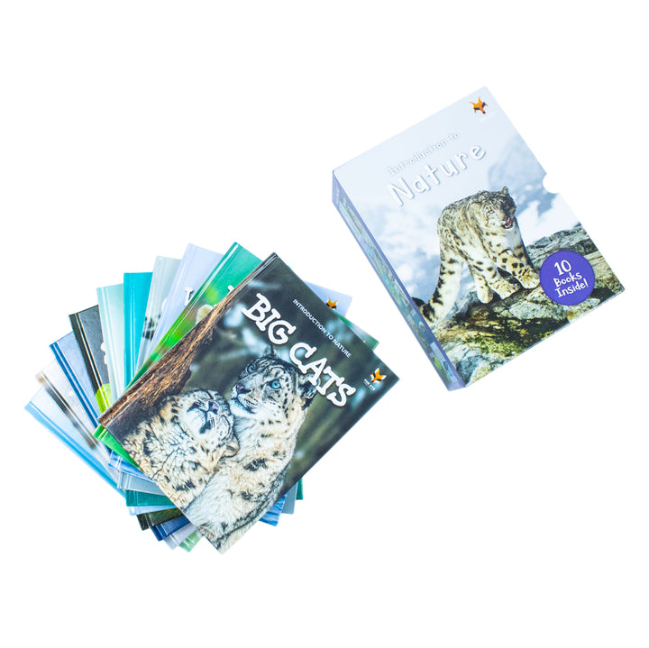 Children Introduction To Nature For Beginners 10 Hardback Book Collection Set:: (Bear, Big Cats, Birds, Crocodiles And Alligators, Fish, Penguins, Primates, Sharks, Snakes, Whales And Dolphins)
