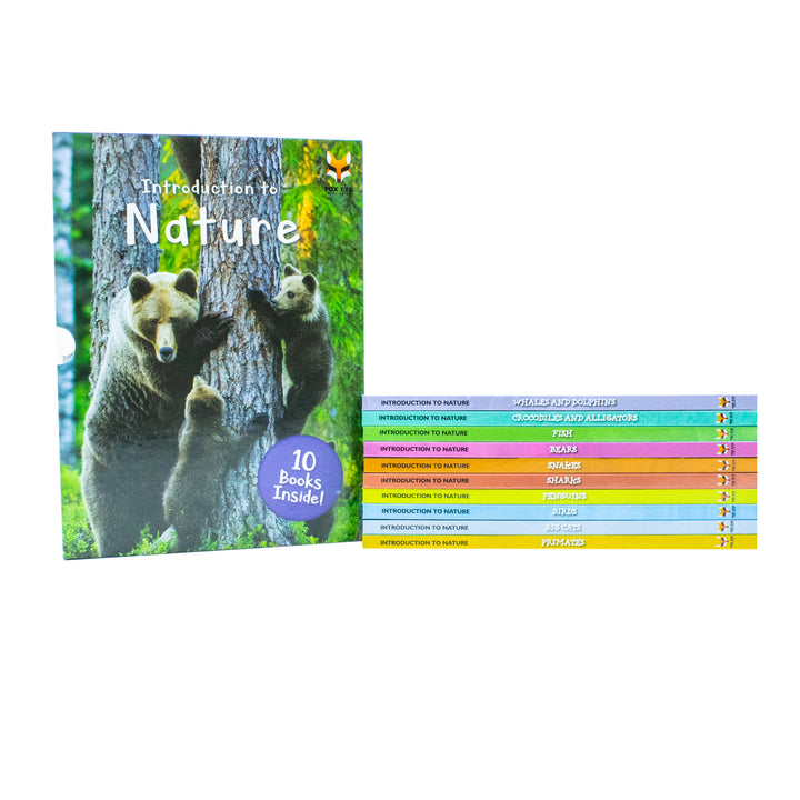 Children Introduction To Nature For Beginners 10 Hardback Book Collection Set:: (Bear, Big Cats, Birds, Crocodiles And Alligators, Fish, Penguins, Primates, Sharks, Snakes, Whales And Dolphins)