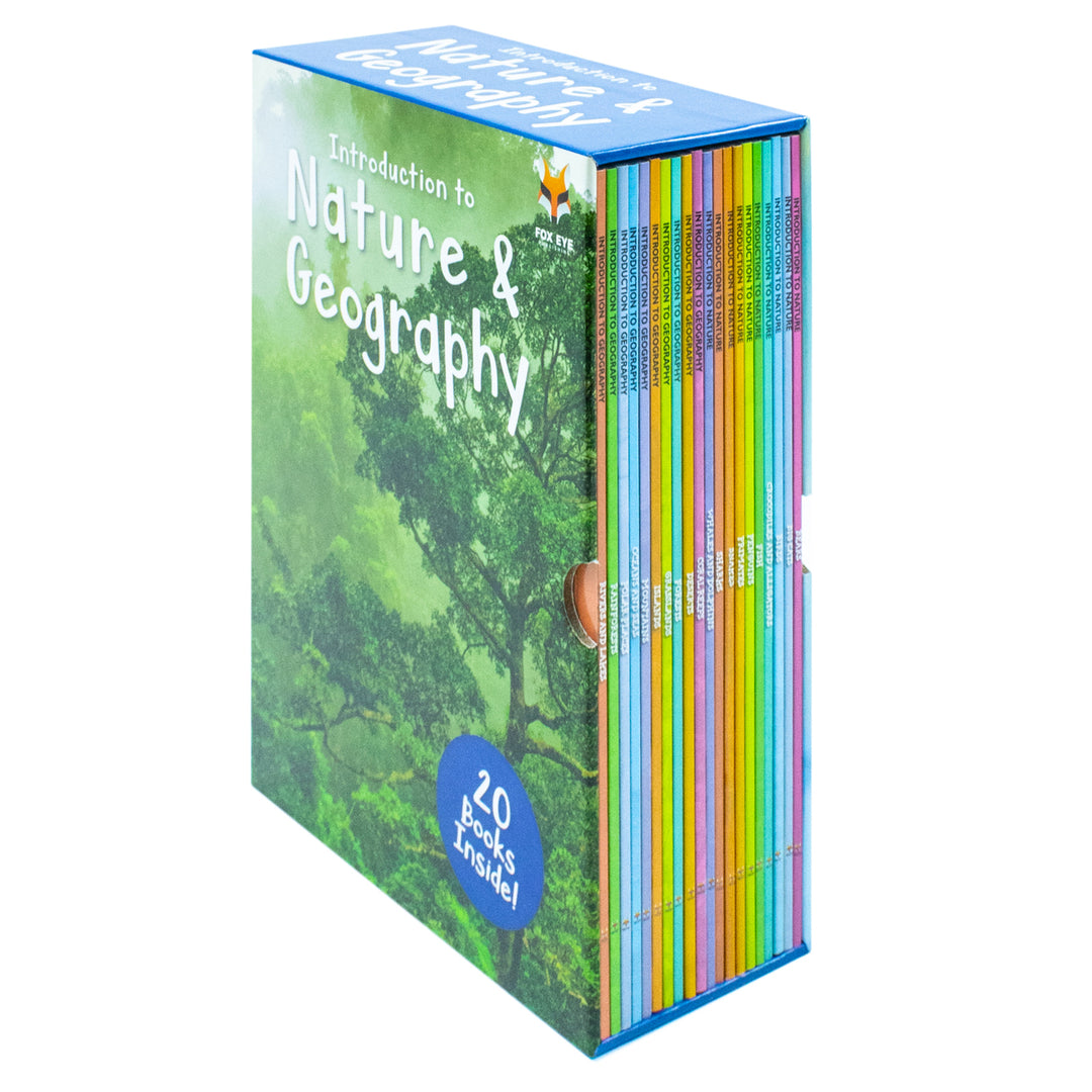 Children's Introduction to Nature & Geography 20-Books Box Set – Explore Wildlife, Ecosystems & Landscapes | Bears, Big Cats, Coral Reefs, Deserts & More
