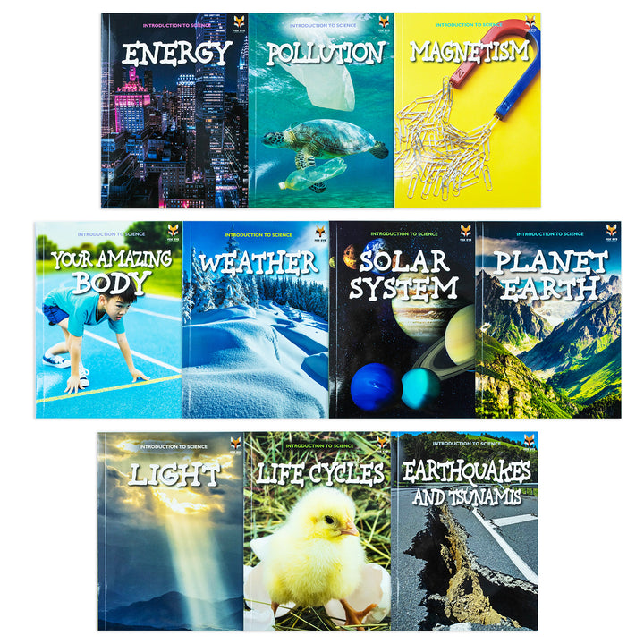 Children’s Introduction to Science for Beginners Series 2 – 10 Book Set | Fun Educational Kids Learning About Nature, Weather, Body & Discovery