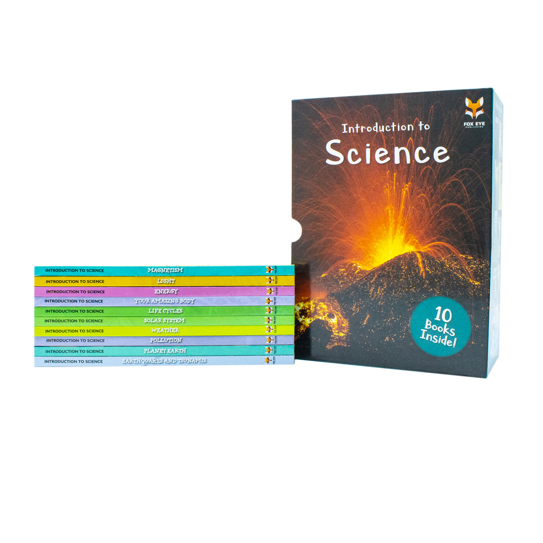 Children Introduction To Science For Beginners (Series 2) 10 Hardback Book Collection Set: (Energy, Life Cycles, Light, Magnetism, Pollution, Planet ... Solar System, Weather, Your Amazing Body)