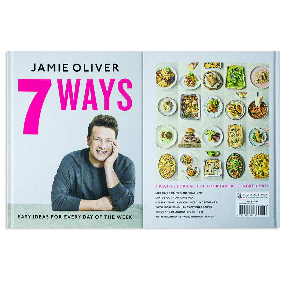 7 Ways Book by Jamie Oliver – Easy, delicious recipes using your favourite ingredients | Quick meals, healthy dishes & home cooking inspiration
