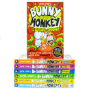 Bunny vs Monkey 7-Book Paperback Collection Set by Jamie Smart – Funny Adventure & Laugh-Out-Loud Illustrated Children’s Stories for Ages 5–9