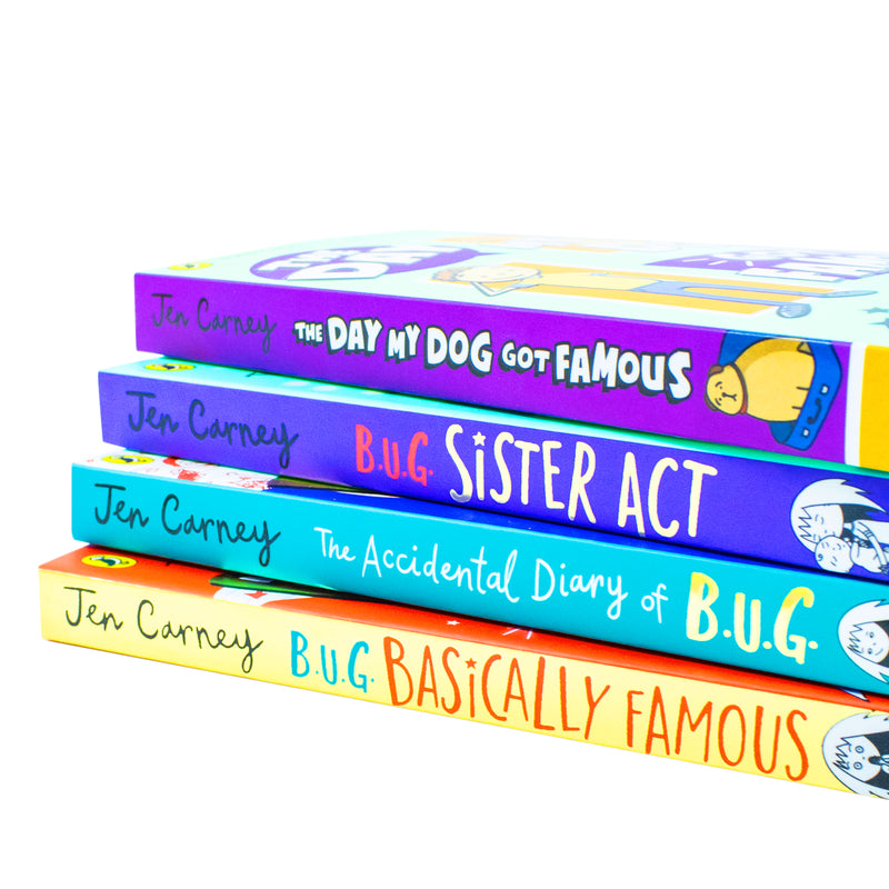 The Accidental Diary of B.U.G. Series 4 Books Collection Set By Jen Carney