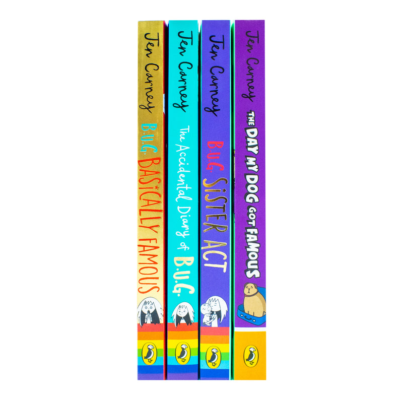 The Accidental Diary of B.U.G. Series 4 Books Collection Set By Jen Carney